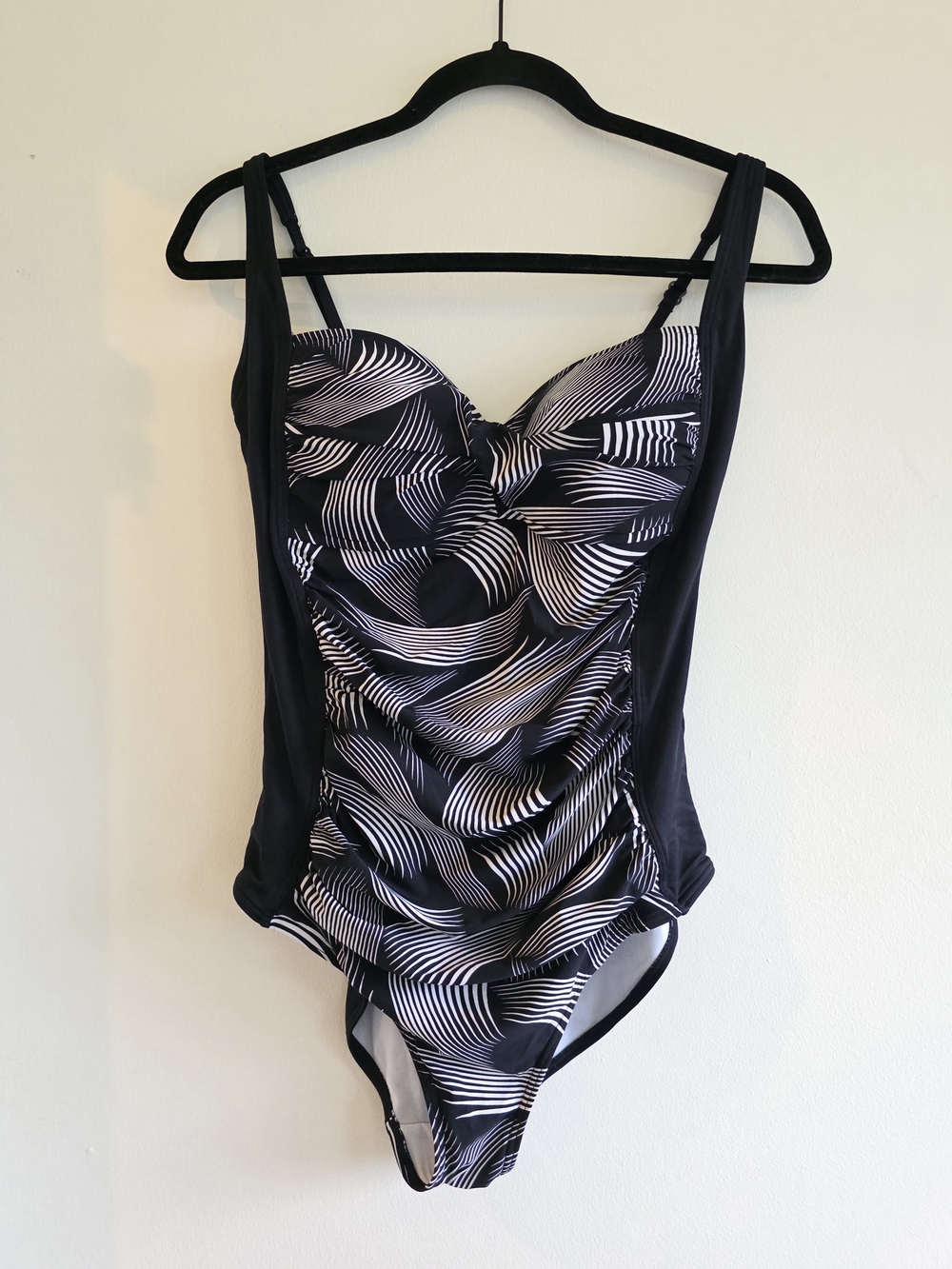 Moontide Black and White One-piece Swimsuit
